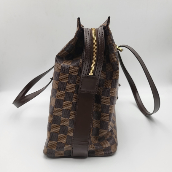 Louis Vuitton Chelsea Damier Ebene Canvas Tote Shoulder Bag..Authentic..!!! - Picture 4 of 16